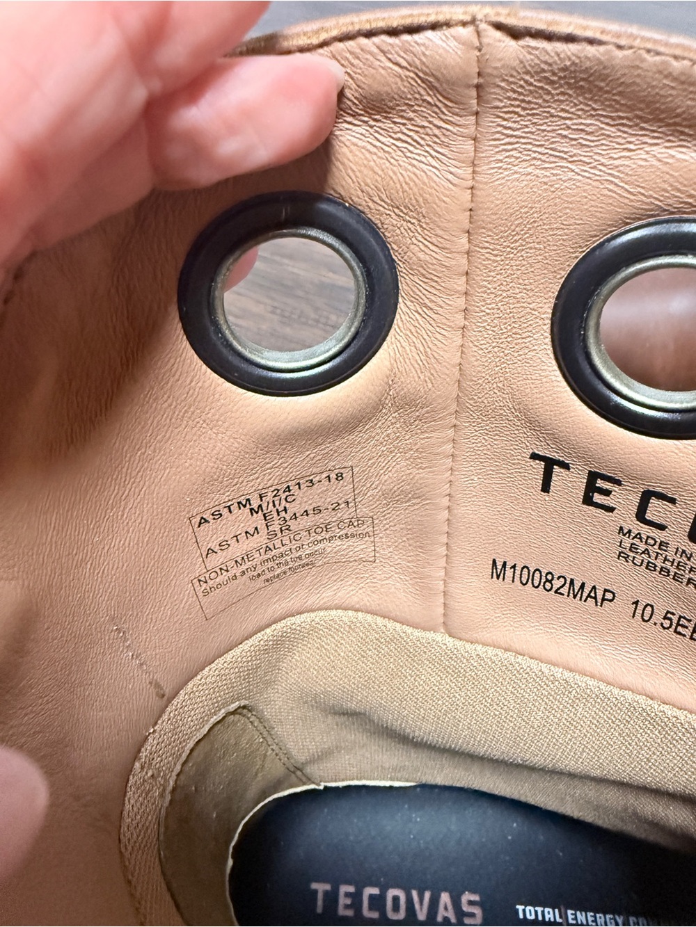Tecovas ROPER BOOTS LongHaul Waterproof Roper Composite Toe Work 10.5 EE WIDE - Picture 8 of 10